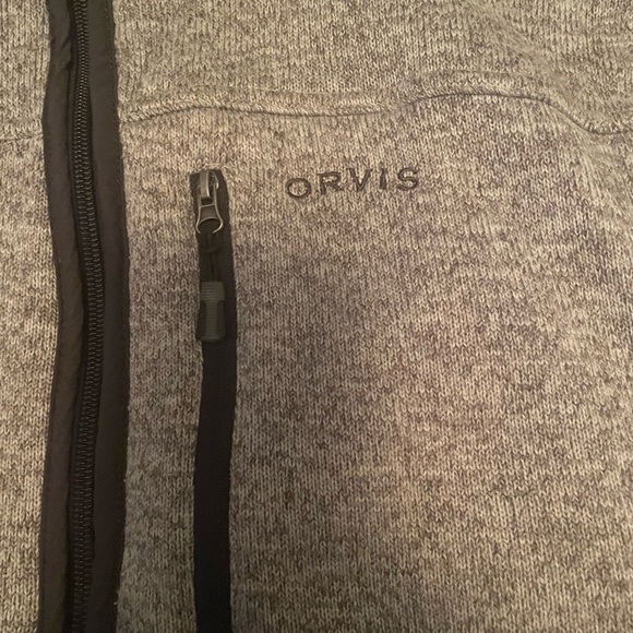 Mens Orvis Sweater Fleece Vest XL light use - Picture 3 of 7